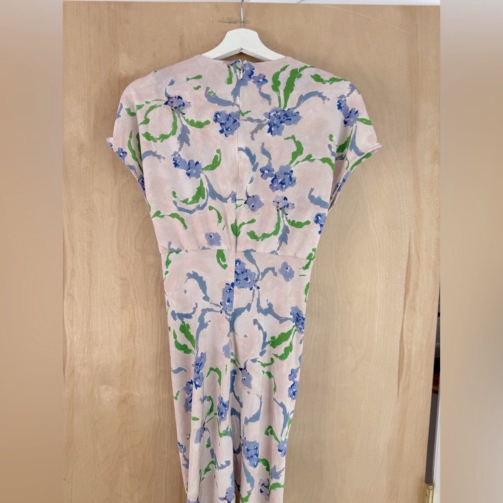 Prabal Gurung Collective Brushstroke Floral Midi Dress - Picture 11 of 12